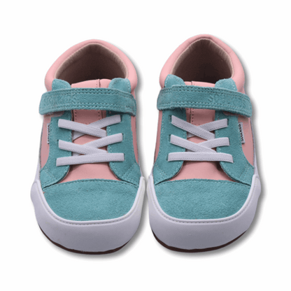 Zapatilla Ergonómica Oasis 2 - azul y rosa - frontal 2 2 zapatos