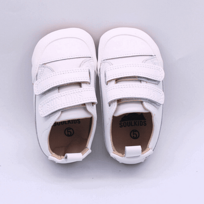 Zapatilla Ergonómica Pioneros 2 Blanca vista desde arriba