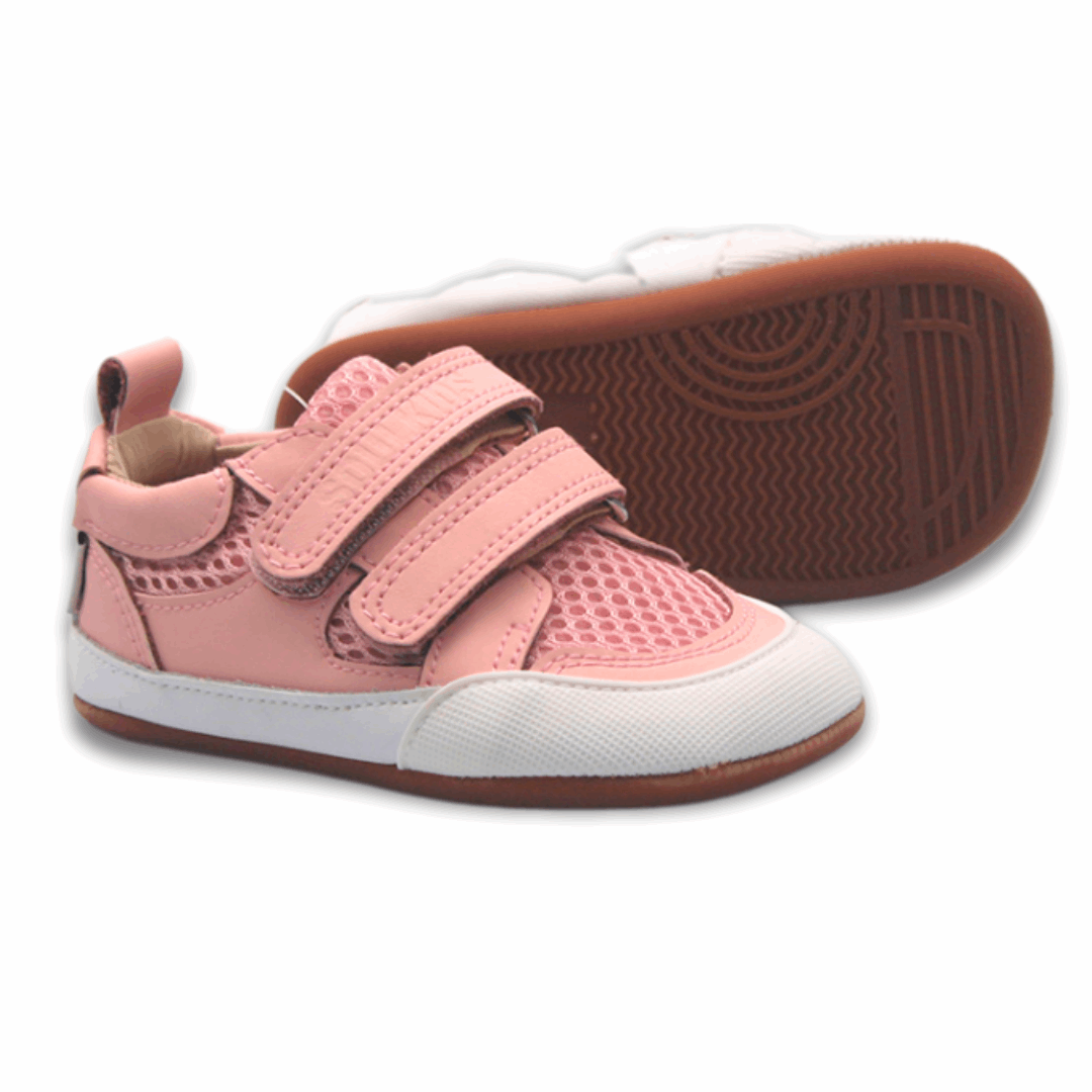 Zapatilla Ergonomica Pioneros Mesh Color Rosado Peach