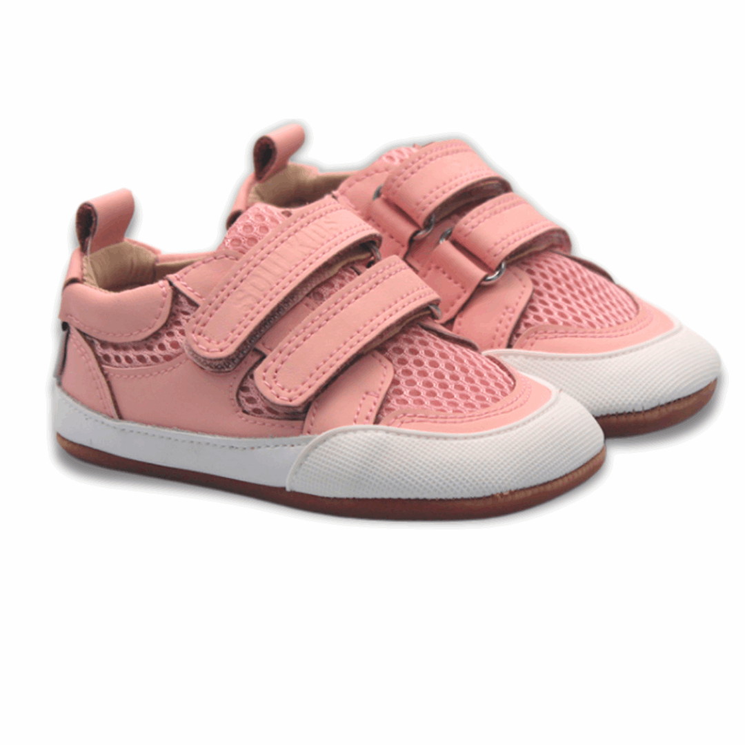 Zapatilla Ergonomica Pioneros Mesh Color Rosado Peach