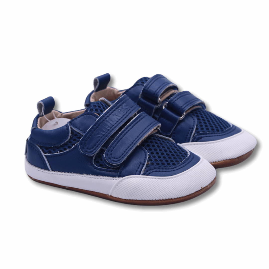 Zapatilla Ergonomica Pioneros Mesh Color azul