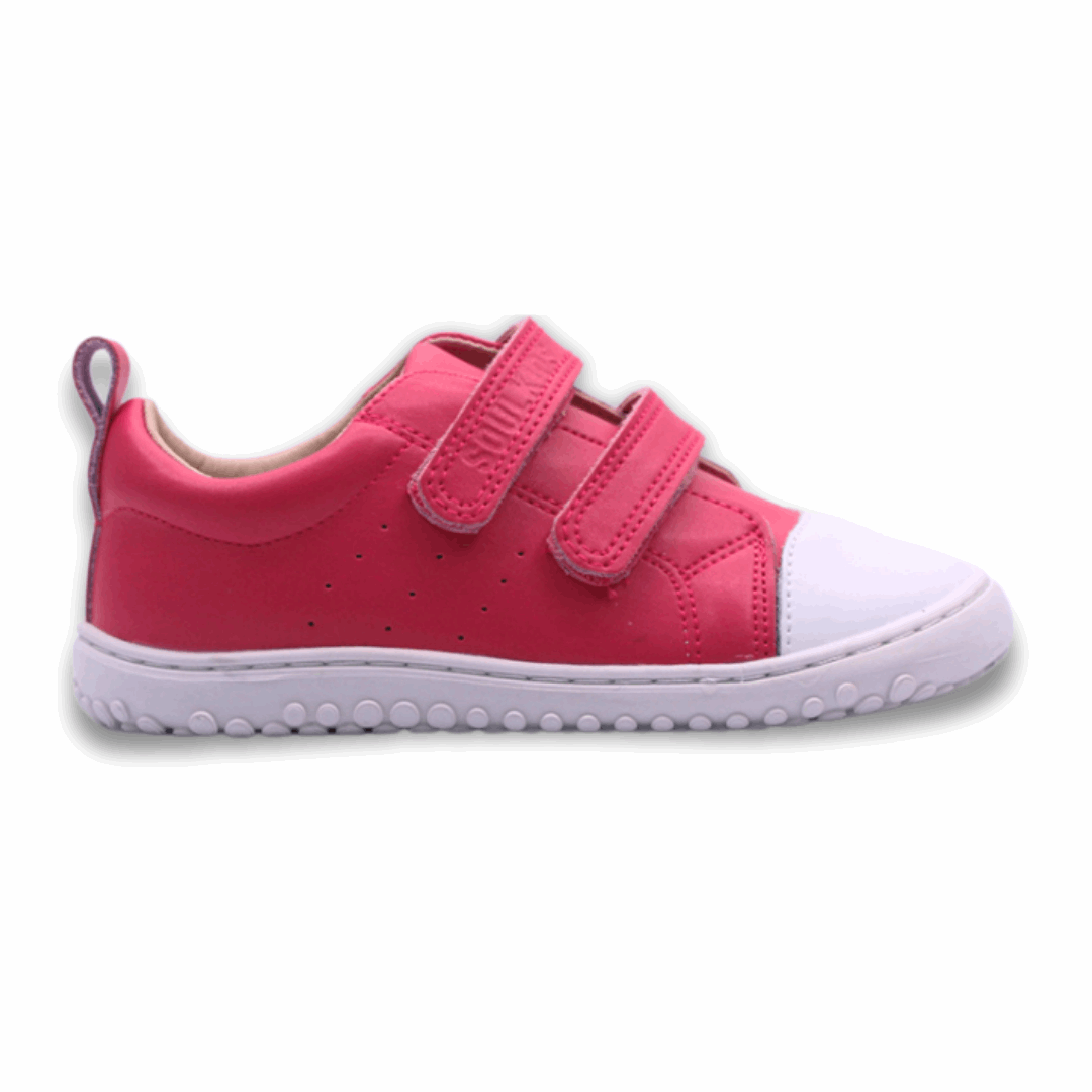 Zapatilla Ergonómica Aconcagua Color frambuesa vista lateral